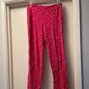 Soma COOL NIGHTS Sleep Pants, Size Small, Great Condition Pink with Hearts